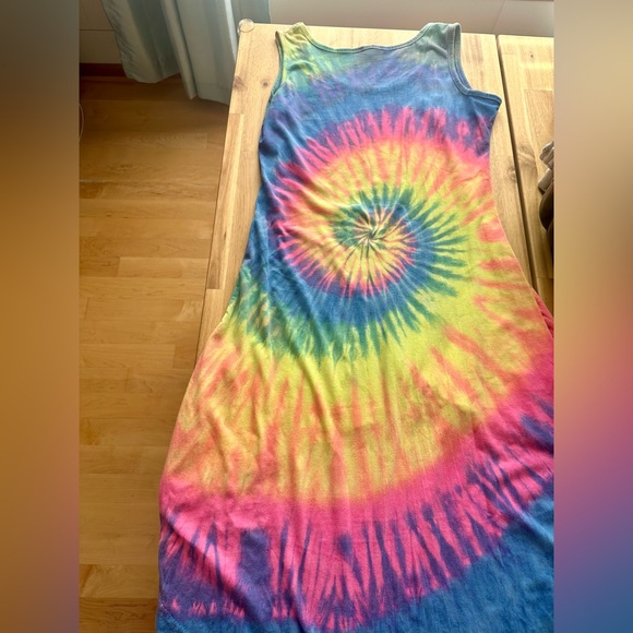 Hi-Lo Tie Dye Tank Dress - size M - Picture 3 of 4